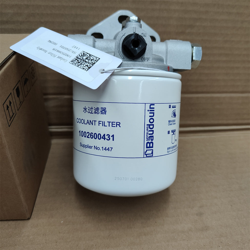 1002536618 Baudouin Engine oil-water filter OEM 1002600431