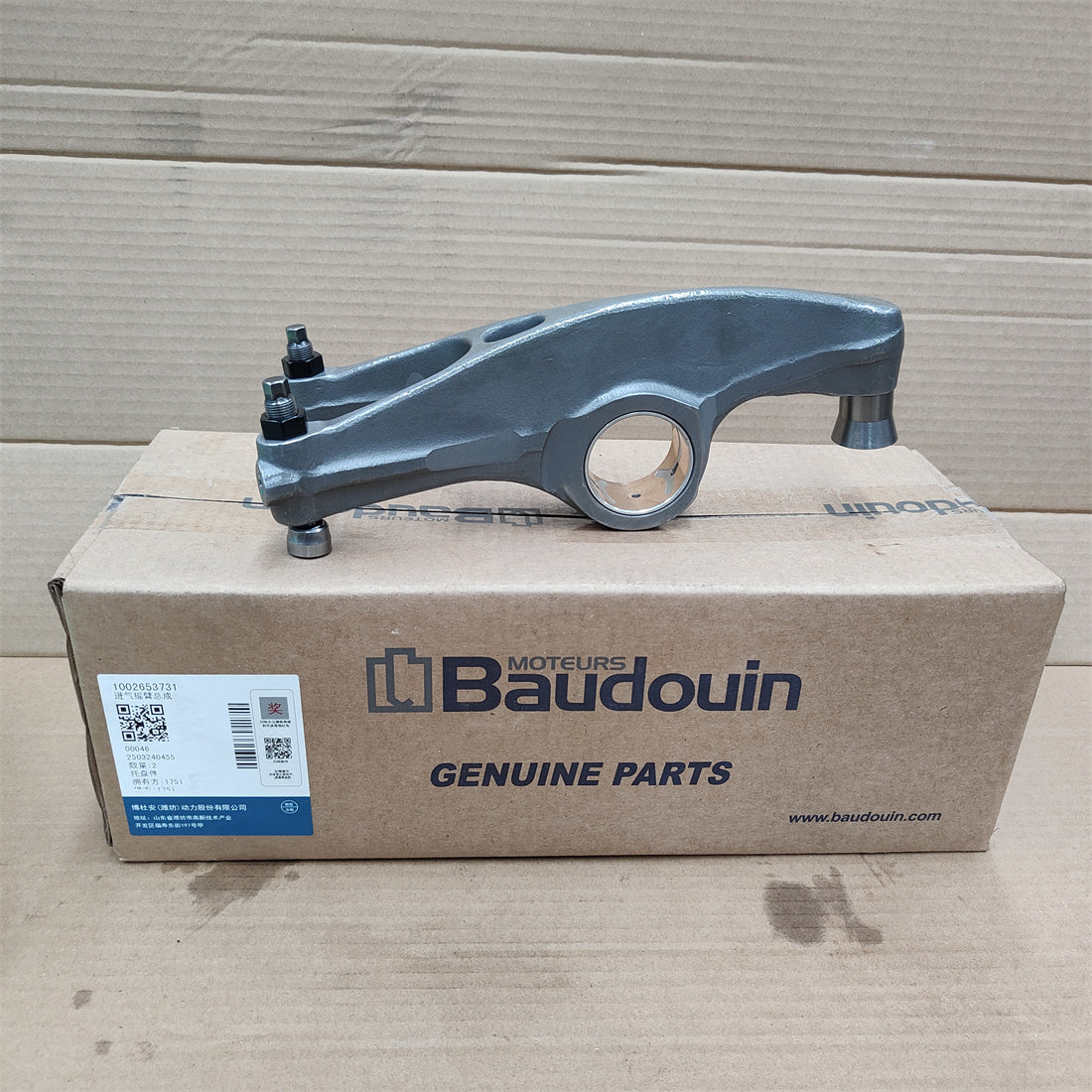 1002653731 Baudouin Engine intake rocker arm assembly  OEM