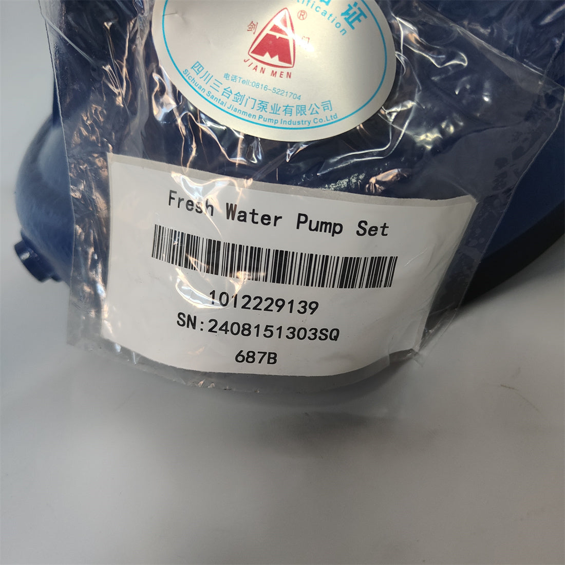 1012229139 Baudouin engine water pump