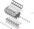 1001046098 Main Bearing Bolt OEM Baudouin  No.12
