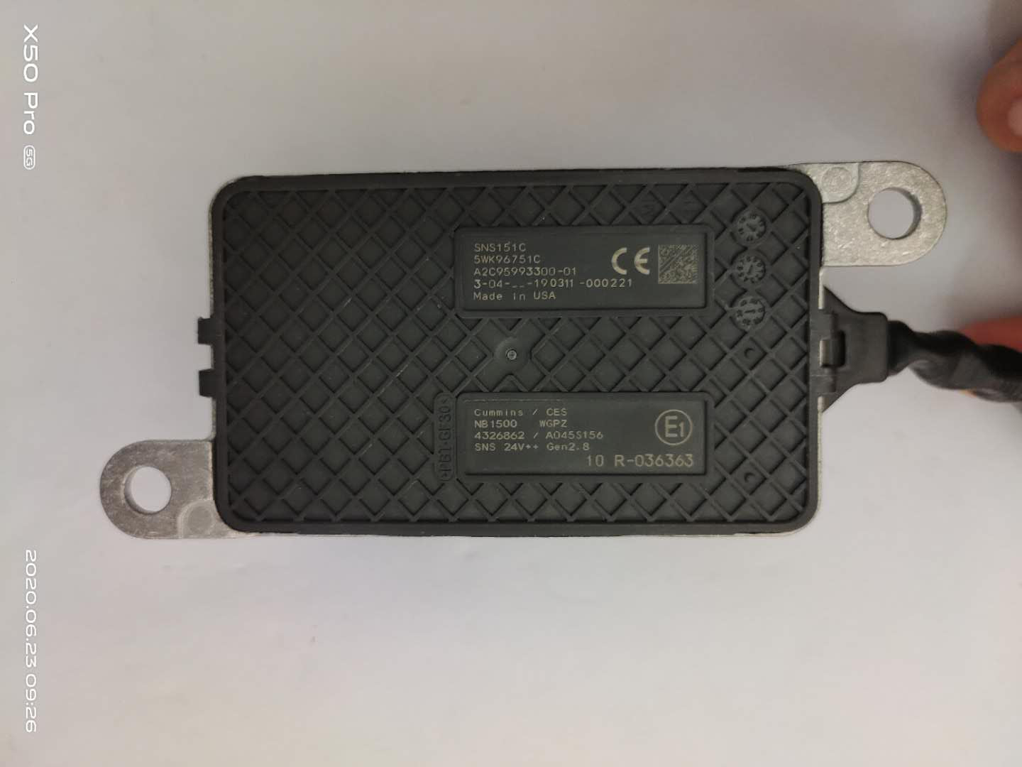 4326862 5WK96751C Cummins Nox Sensor OEM