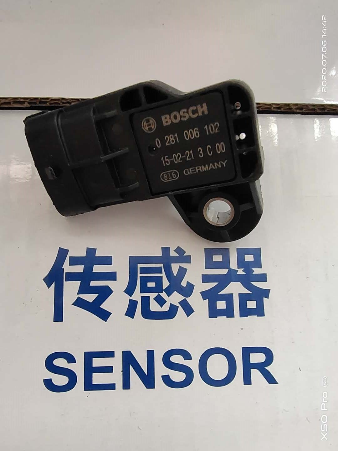 0281006102 202V27421-0267 1001791214 HOWO Weichai intake pressure sensor OEM
