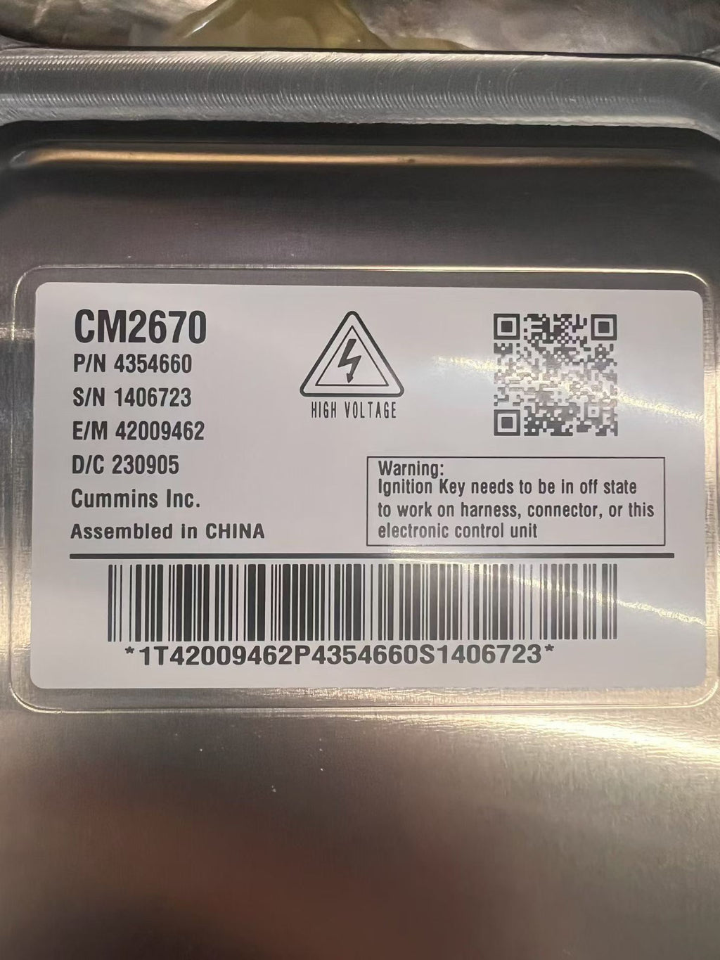 4354660 engine ECU