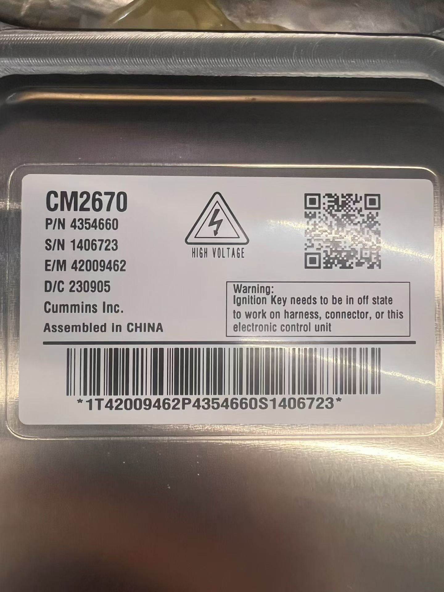 4354660 engine ECU