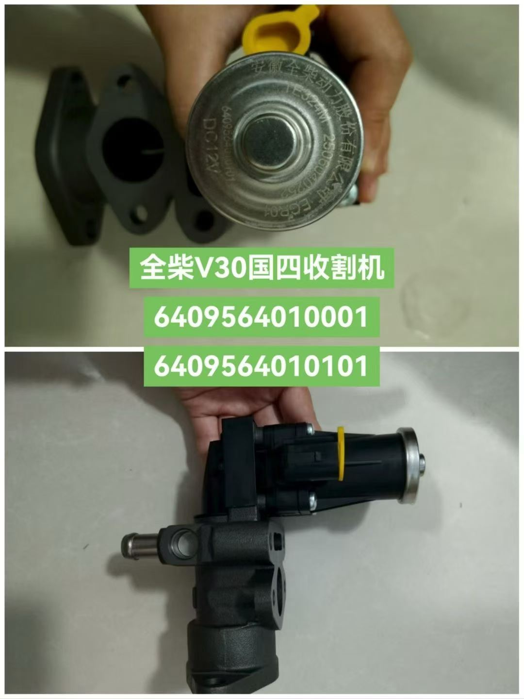 6409564010001 6409564010101 EGR valve