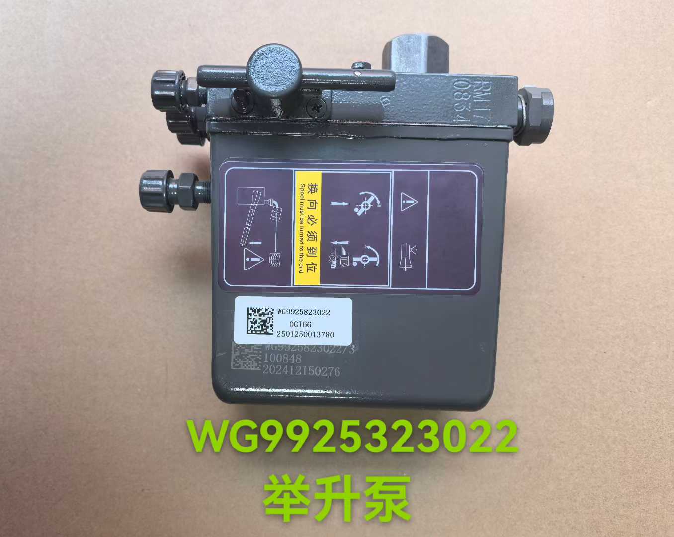 WG9925823022 cab lift pump OEM