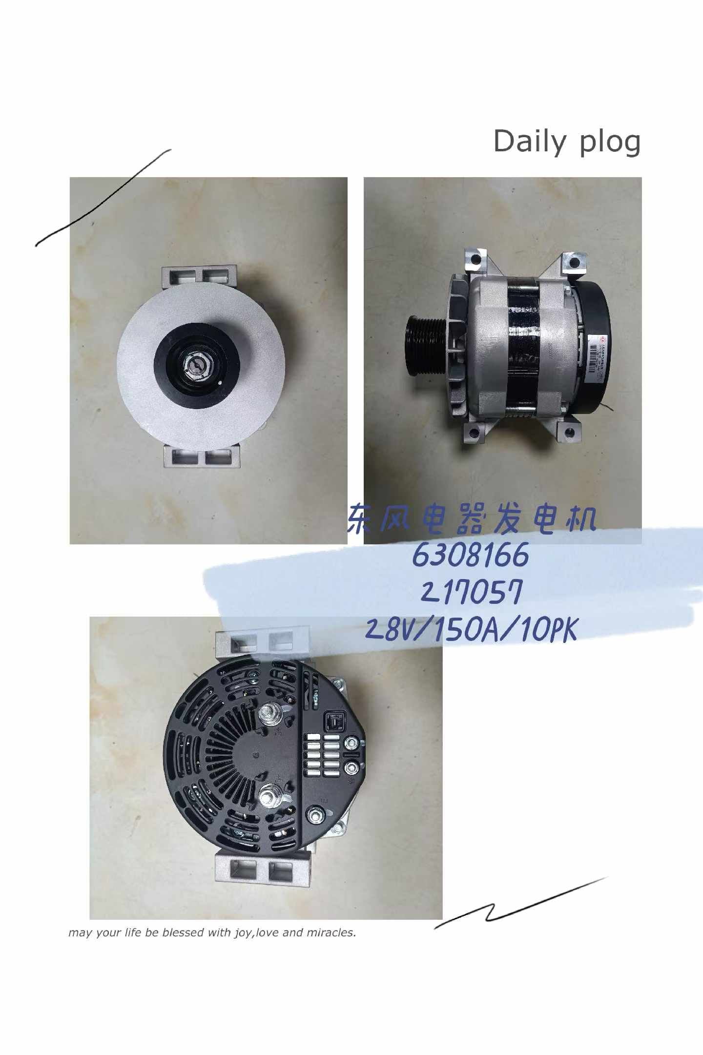 6308166 217057 28V 150A 10PK Generator OEM
