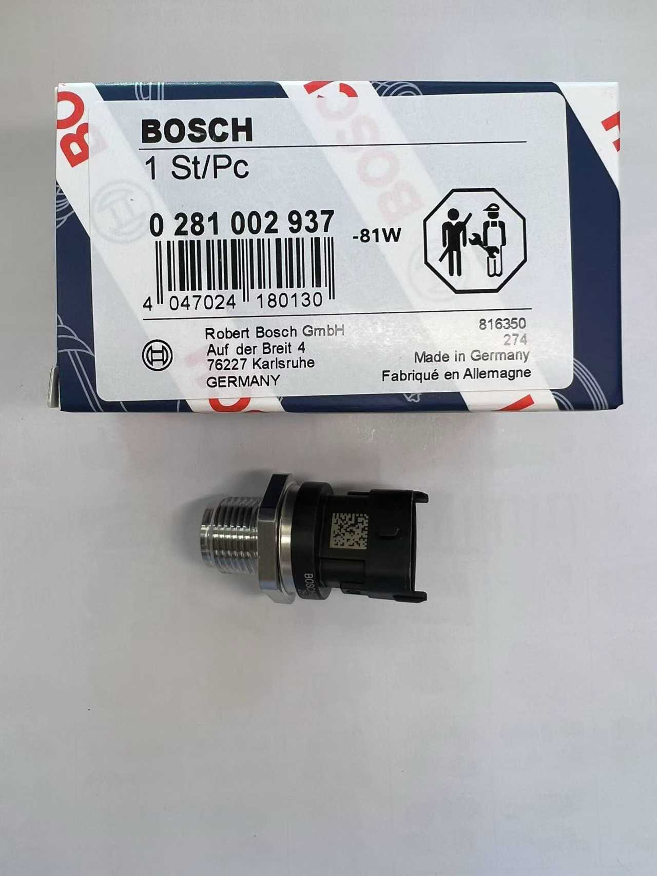 0281002937 Rail Pressure Sensor OEM