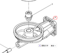 Baudouin X6260.295  Oil Filter Seat  No.4