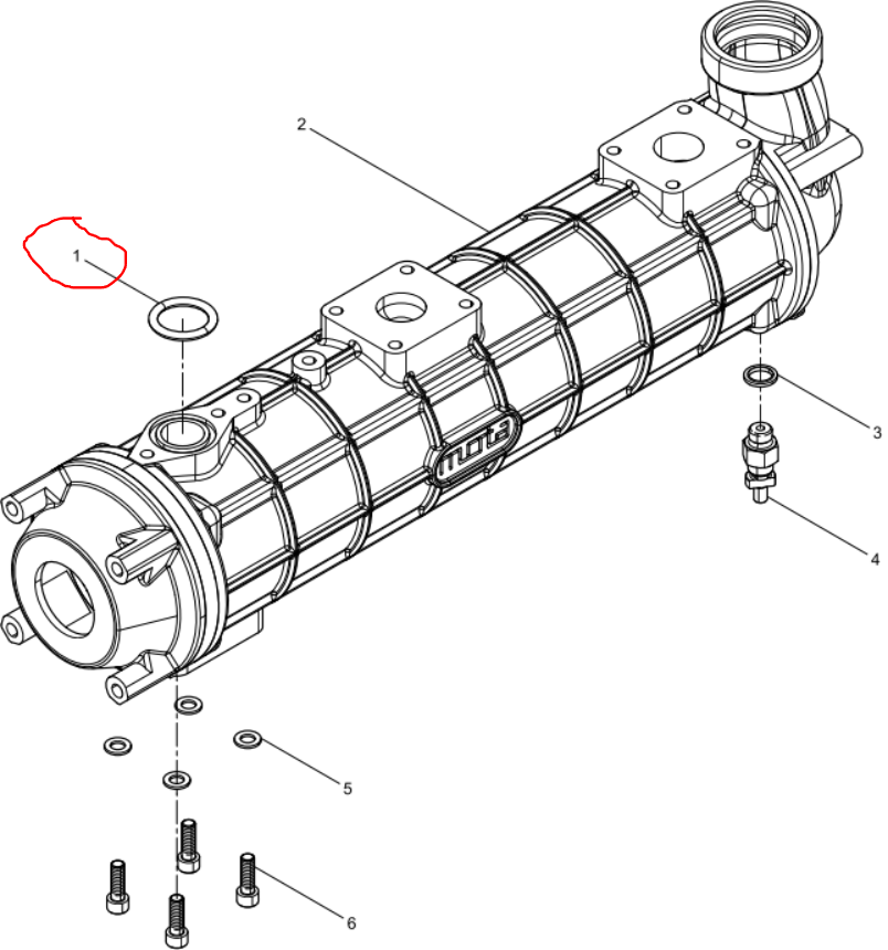 Baudouin  1001926797  O-ring  No.1