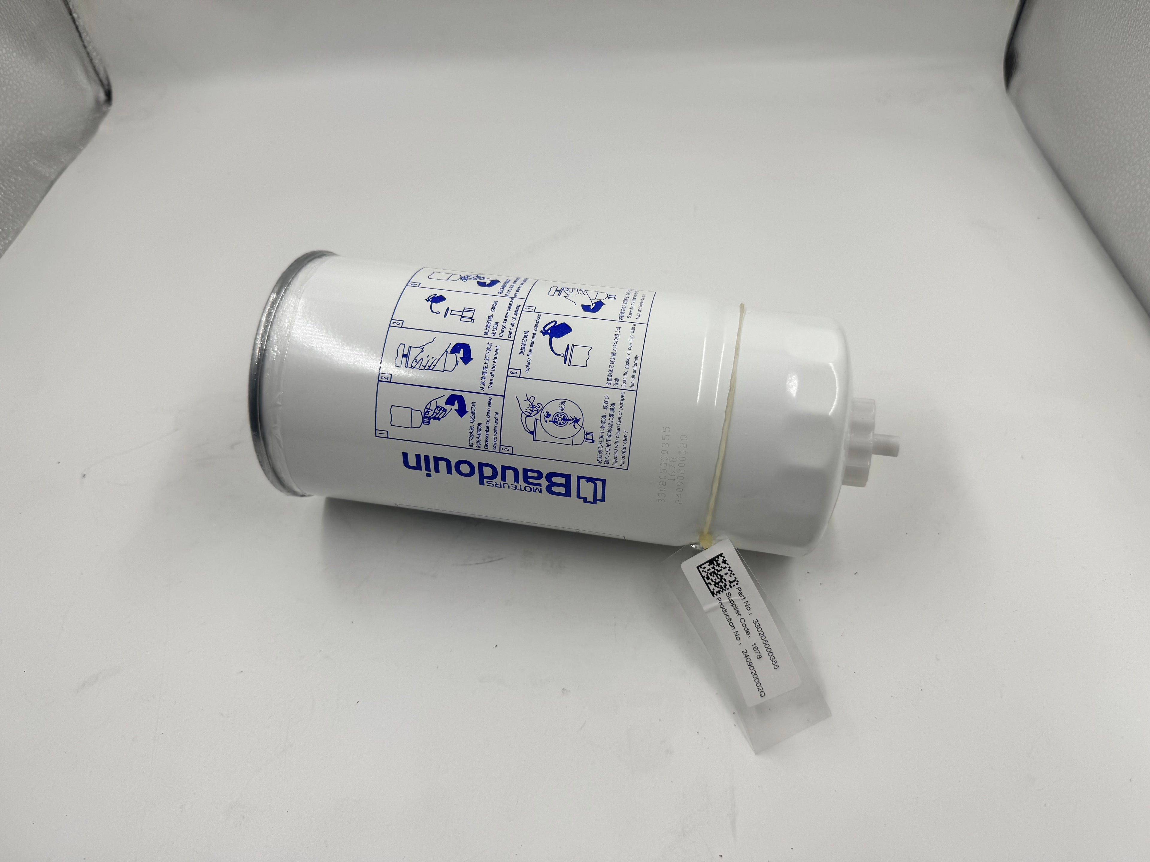 330205000355 Baudouin engine diesel fuel coarse filter element