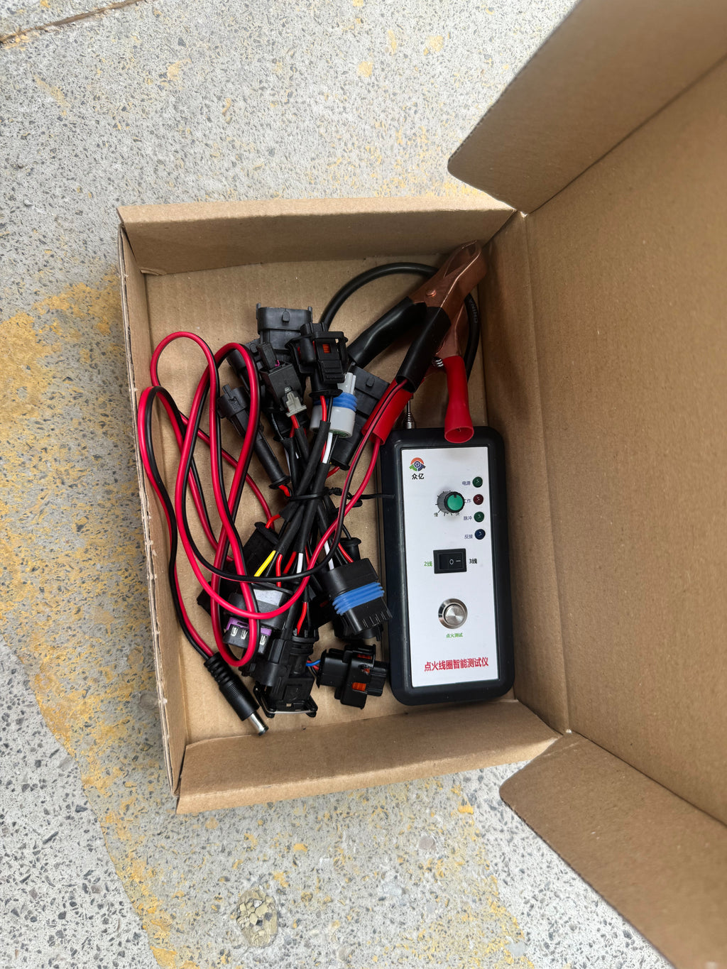 Natural gas ignition coil testing equipment
