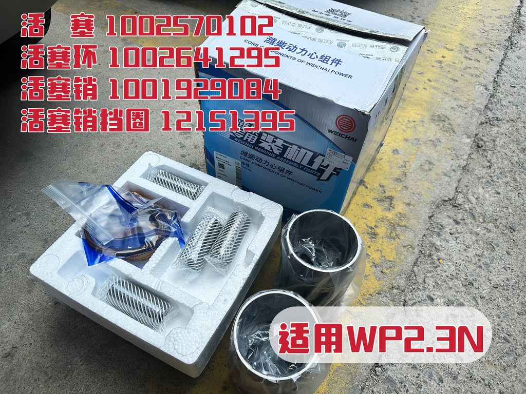1002570102 piston 1002641295 piston ring 1006048008 piston 1001929084 piston pin 1010687638 four matching components OEM