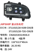 3711015-91W-C00/B 3711020-91W-C00/B 3711015-72G-C00/B 3711020-72G-C00/B faros dianteiros LED