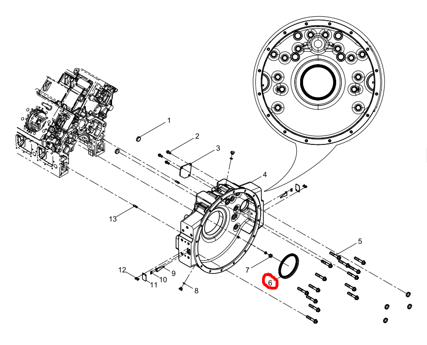 331001000188   Rear Oil Seal    OEM 6
