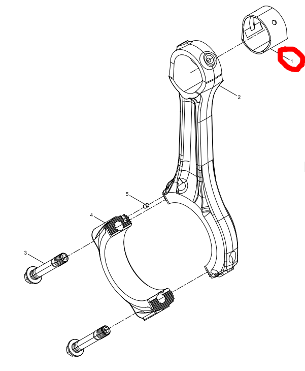 331002000012   Connecting Rod Bush OEM  1