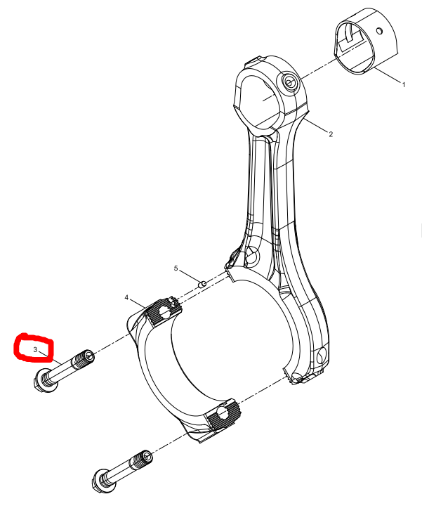 1000618969   Connecting Rod Bolt OEM  3
