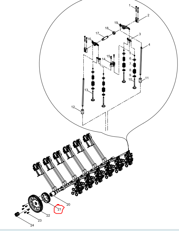 331002000181  Idler Gear OEM  21