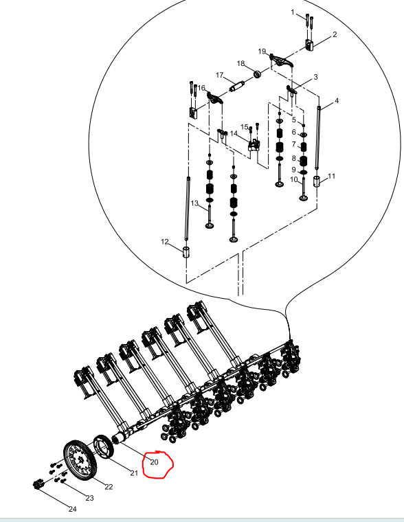 331002000040  Camshaft Assembly OEM  20