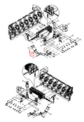 331003000470  Oil Cooler Water Pipe OEM  8