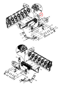 1000364336  Water-outlet Pipe Set OEM  30