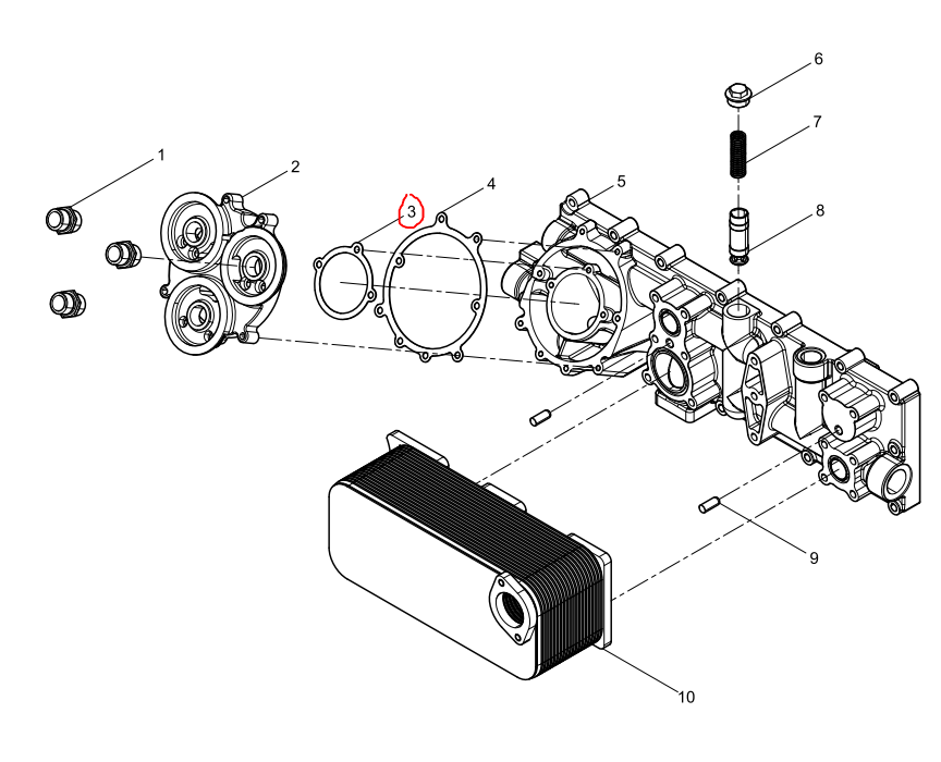 331004000142  Sealing Gaske   OEM  3