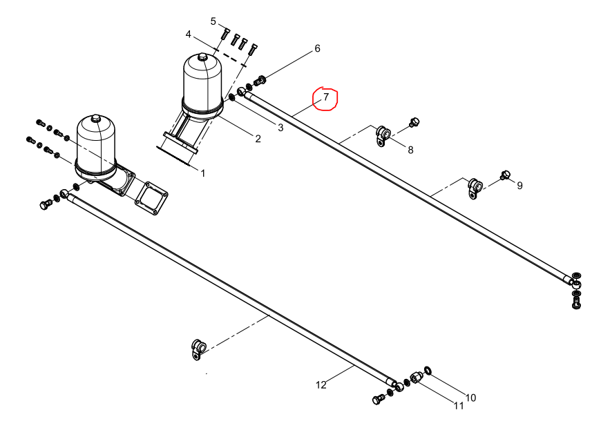 331004000361  Oil Filter Oil Pipe OEM  7
