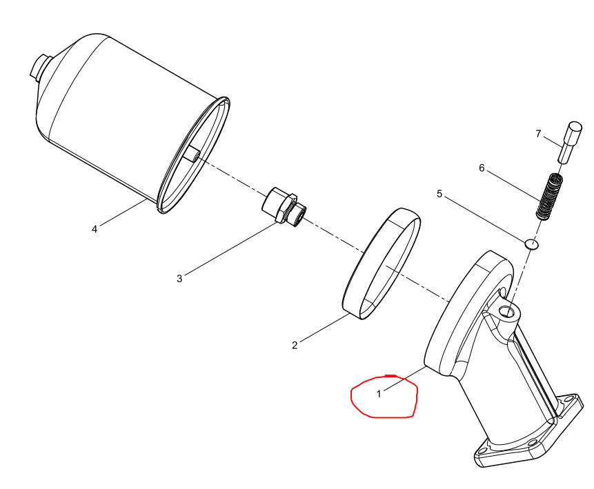 15041350T  Oil Filter Seat OEM  1