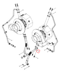 331010000299  Turbocharger Oil Pipe Assembly OEM  8