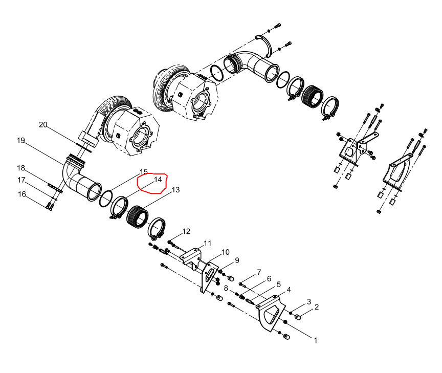 X6209.104  Clamp OEM  14