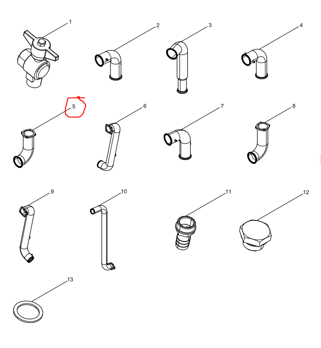 1000082676  Intercool Pipe Assembly   OEM 5