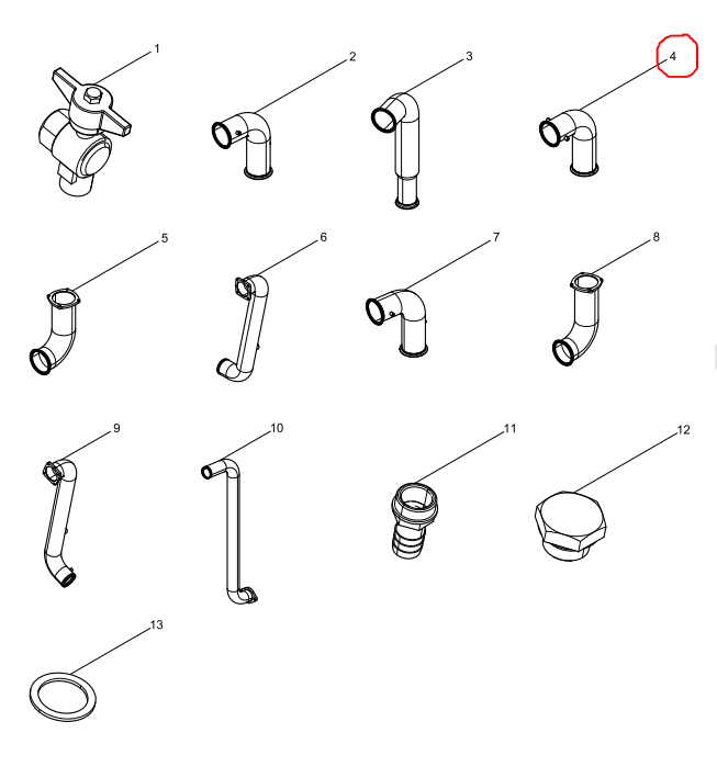 1000081493  Intercool Pipe Assembly OEM 4