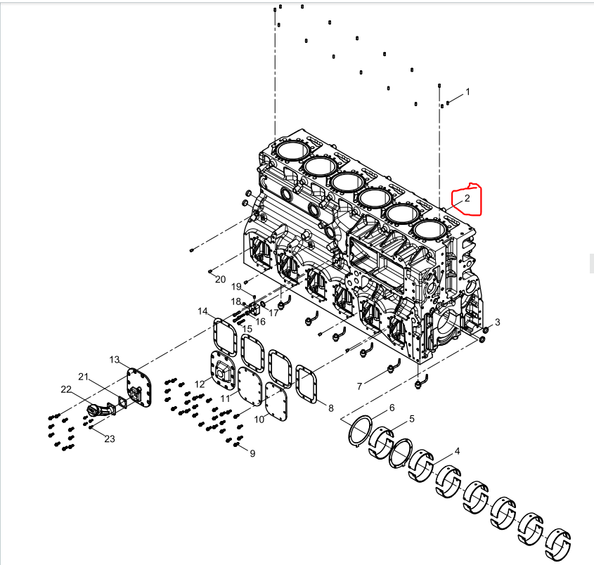 331001000223  crankcase pre-assembly OEM 2