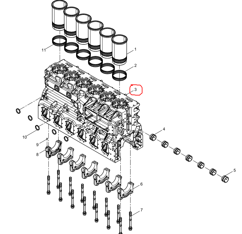 331001000142  Engine Block  OEM  3