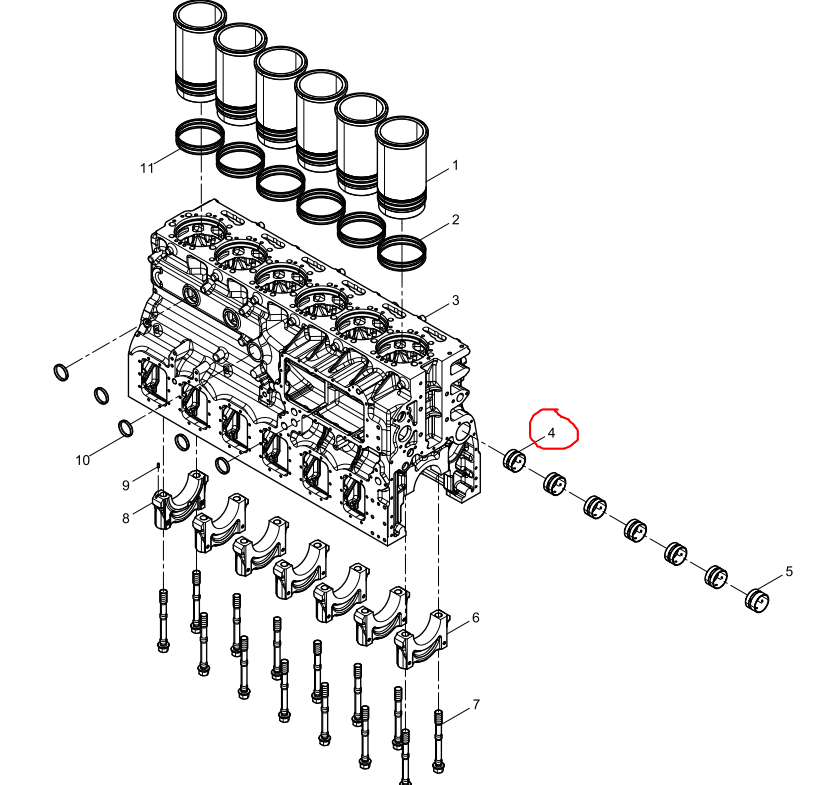 331001000170  Camshaft Bush OEM  5