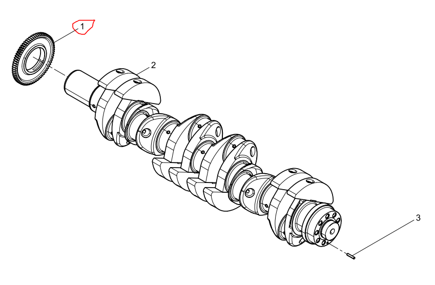 331002000146  Crankshaft Gear OEM  1