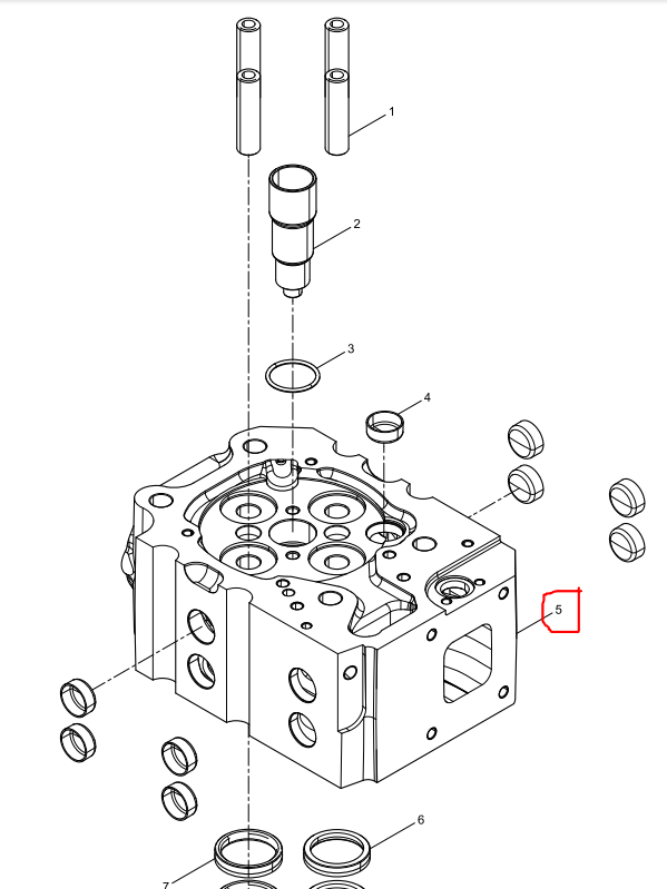 331001000069  Cylinder Head OEM 5
