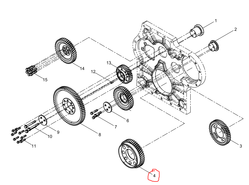 331002000075  Crankshaft Timing Gear OEM 4