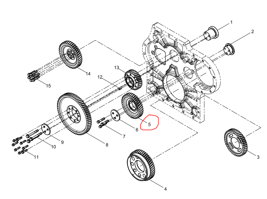 331002000302  Idler Gear Set OEM 5