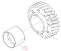 331002000300  Gear Bush OEM  2