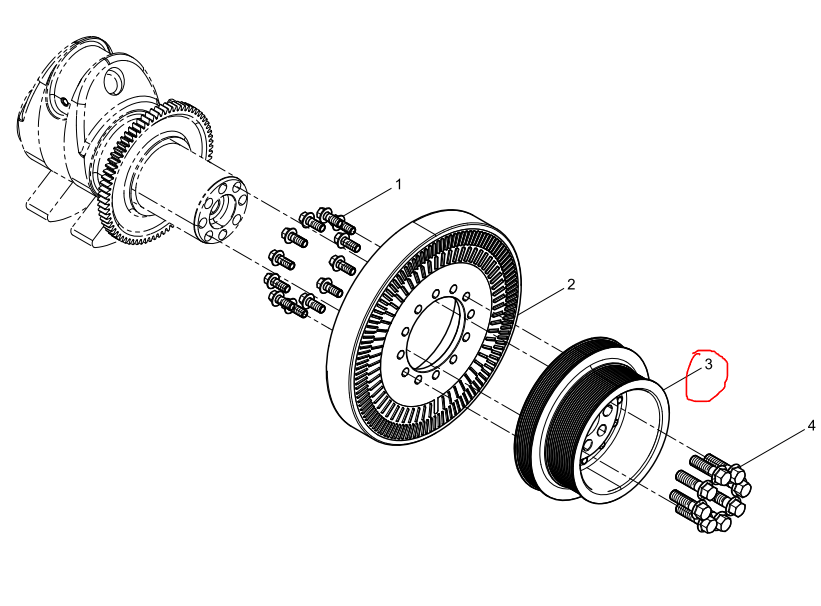 331002000222  Crankshaft Pulley OEM  3