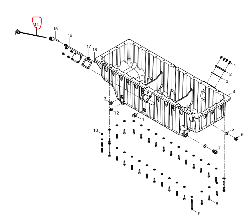 331001000649  Dipstick OEM  14