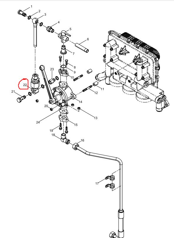 331004000056  Non-return Valve OEM  22