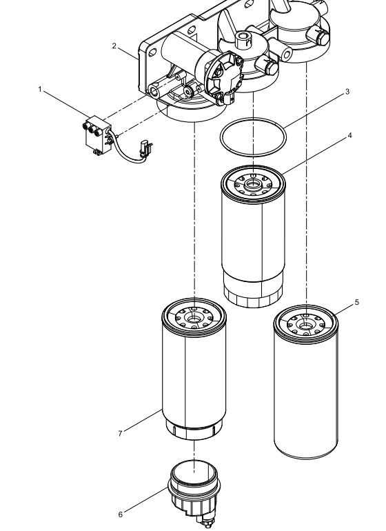 330205000730  Fuel Coarse Filter Element OEM 4