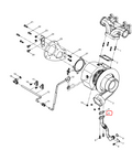 331010000352  Turbocharger Oil Pipe Assembly OEM 5