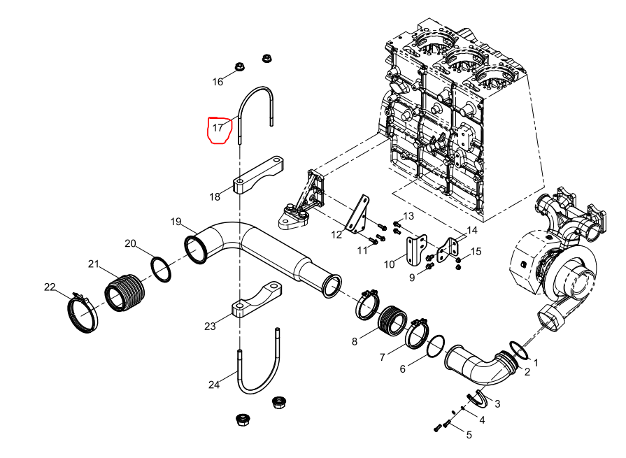 330208000300  Bolt OEM 17