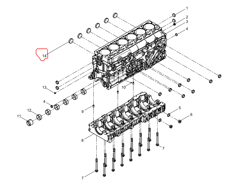 612600013583  Bowl Plug OEM  14