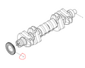 612700020002  Oil Pump Gear OEM 2
