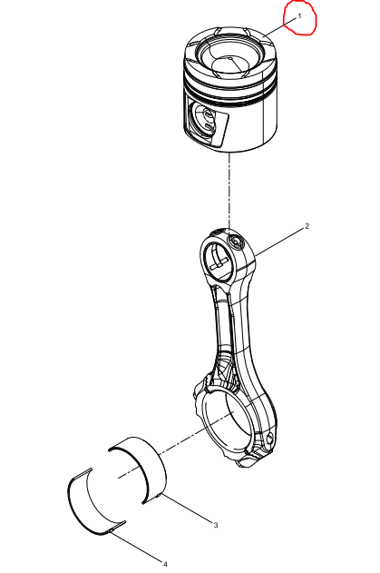 612700020059  Piston Assembly OEM 1