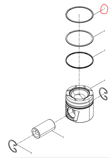 612700020005  Keystone Barrel Ring OEM 1